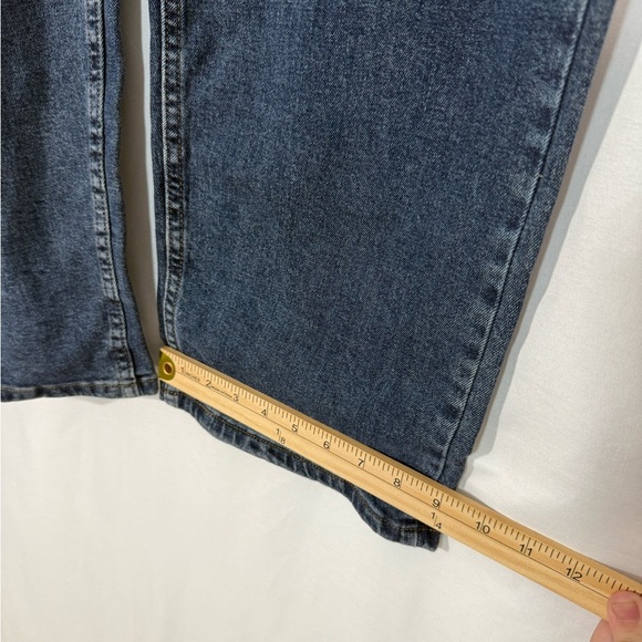 Wrangler Premium Quality Relaxed Fit Jeans Men’s 44x30 Dark Wash Denim Straight - Picture 10 of 11